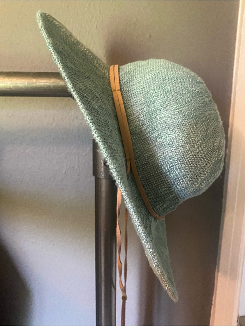 Sunday Afternoons Sol Seeker Sea Glass Green Woven Sun Hat Size Medium UPF 50+
